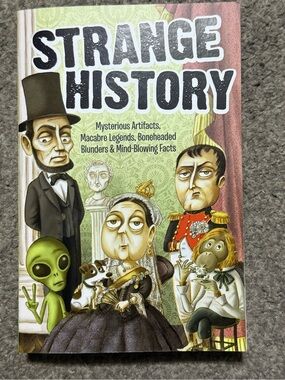 Strange History Kids Book - Green, Black & Cream Cover